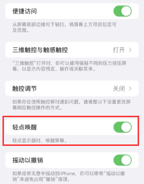 贵州苹果授权维修站分享iPhone轻点无法唤醒怎么办