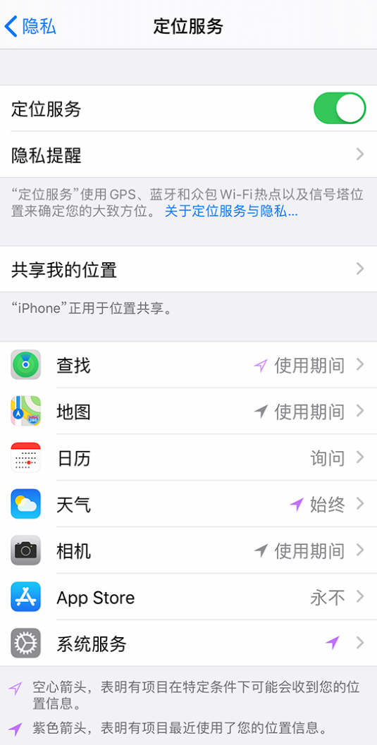 贵州苹果手机维修分享iPhone 状态栏中时间显示为蓝色图标是什么情况 